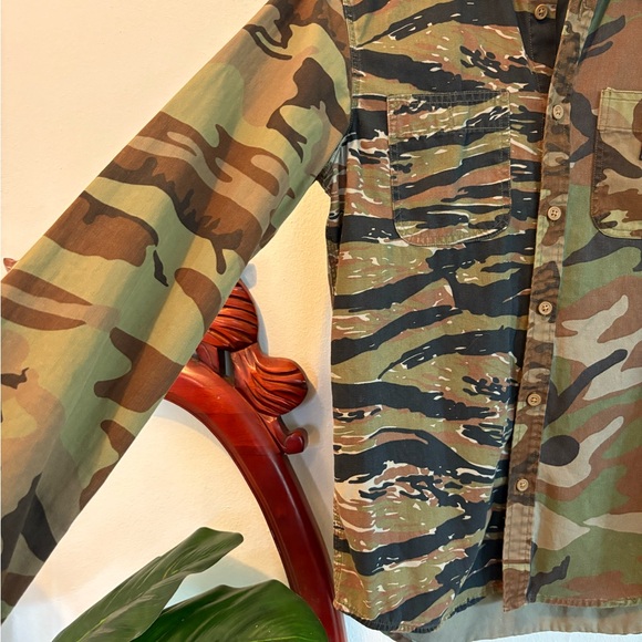Denim & Supply Ralph Lauren Camouflage Button Down Shirt Jacket - Picture 4 of 5
